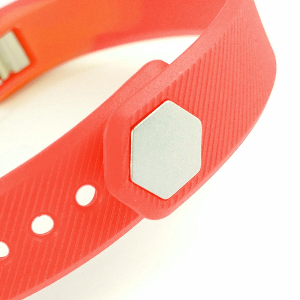 Tuff-luv Silicone Strap for the FitBit Alta Size Small - Light Red/Coral H4_42