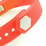 Tuff-luv Silicone Strap for the FitBit Alta Size Small - Light Red/Coral H4_42
