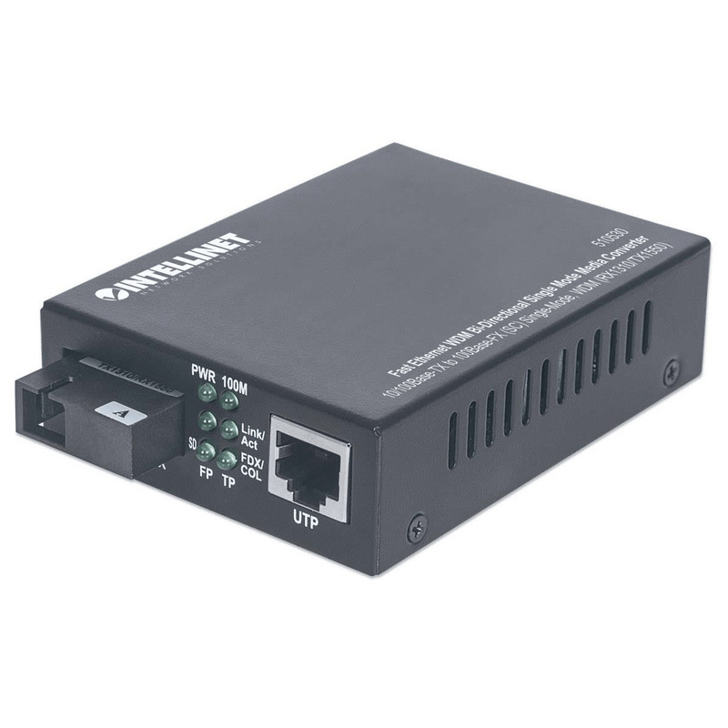 Intellinet 510530 WDM Bi-Directional Single Mode Media Converter