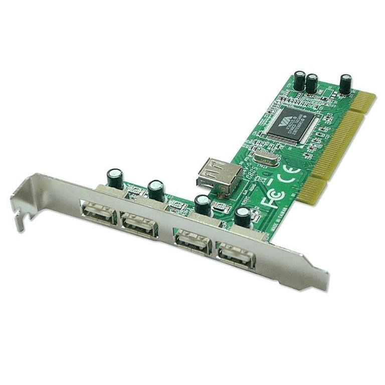 Lindy 4-port and 1 Internal USB 2.0 PCI CARD Interface Card/Adapter 51063