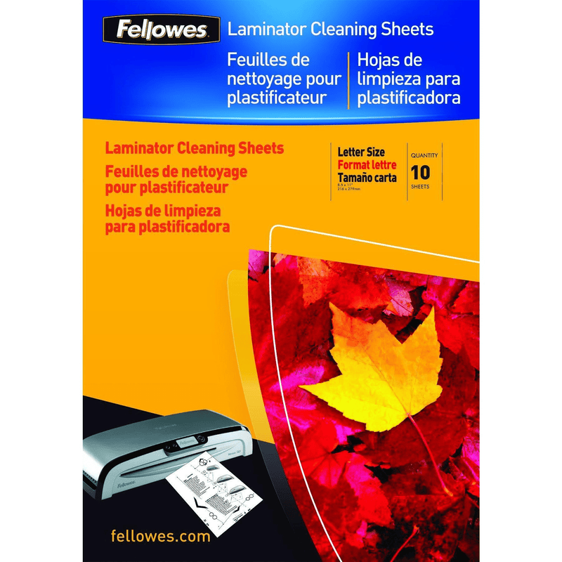 Fellowes A4 Cleaning & Carrier Sheets - 10 Pack