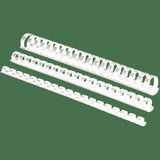 Fellowes 6mm Plastic Binding Combs White 5345005