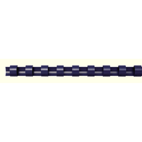 Fellowes 6mm Plastic Binding Combs Blue 5345106