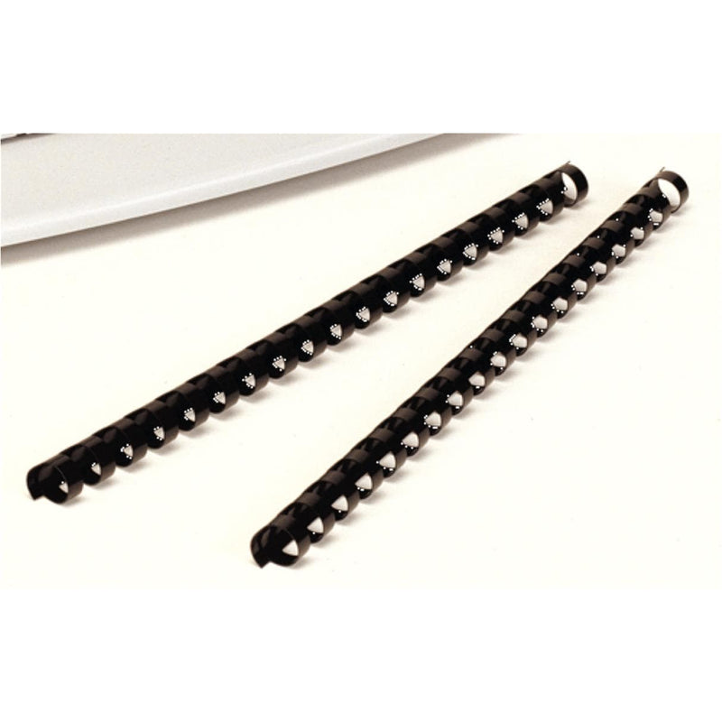 Fellowes 10mm Plastic Binding Combs Black 5346108