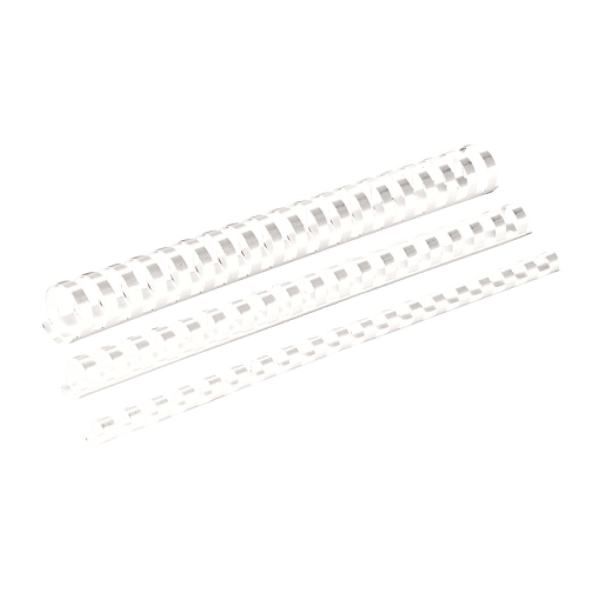 Fellowes 38mm Plastic Binding Combs White 5349402