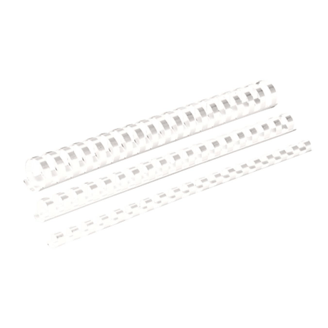 Fellowes 38mm Plastic Binding Combs White 5349402