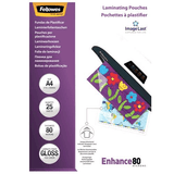 Fellowes ImageLast A4 80 Micron Laminating Pouch 25-pack 5396205