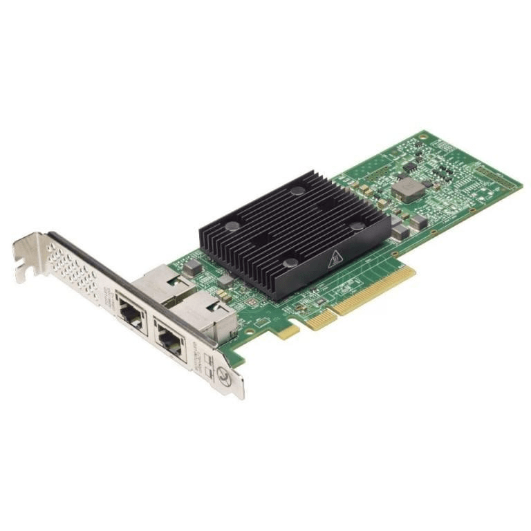 Dell 57416 Dual Port Broadcom 10Gb Base-T Low Profile PCIe Network Interface Server Card 540-BBVM