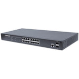 Intellinet 561198 16-port Gigabit Ethernet PoE+ Web-Managed Switch