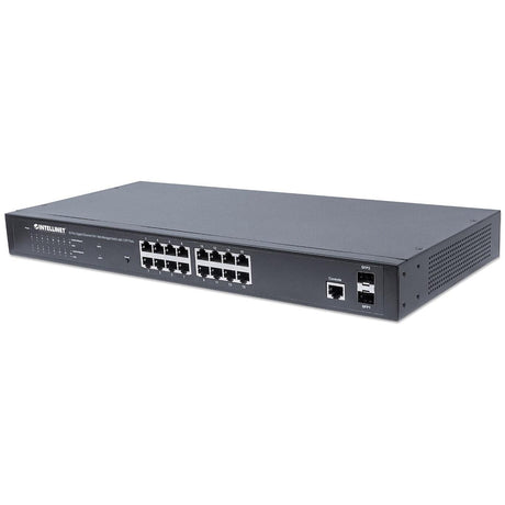Intellinet 561198 16-port Gigabit Ethernet PoE+ Web-Managed Switch