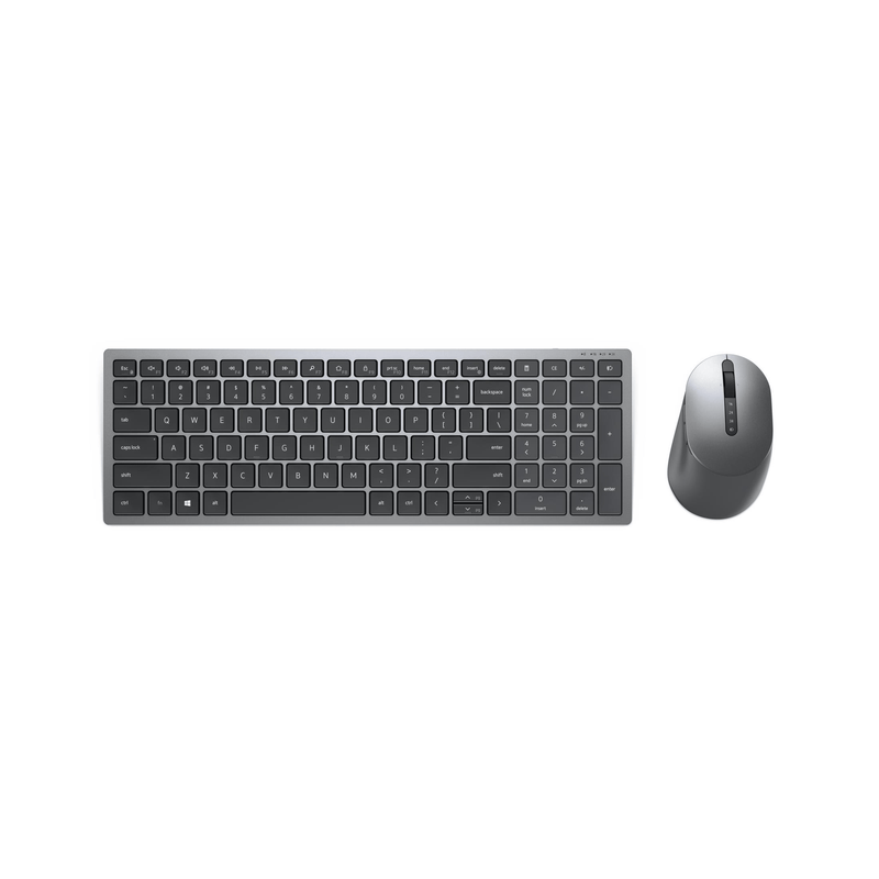 Dell KM7120W keyboard RF Wireless + Bluetooth QWERTY US International Grey, Titanium 580-AIWM