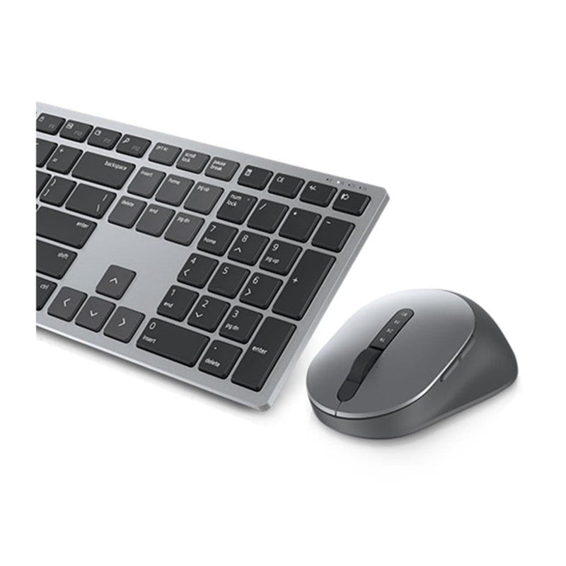DELL KM7321W keyboard RF Wireless + Bluetooth QWERTY US International Grey, Titanium