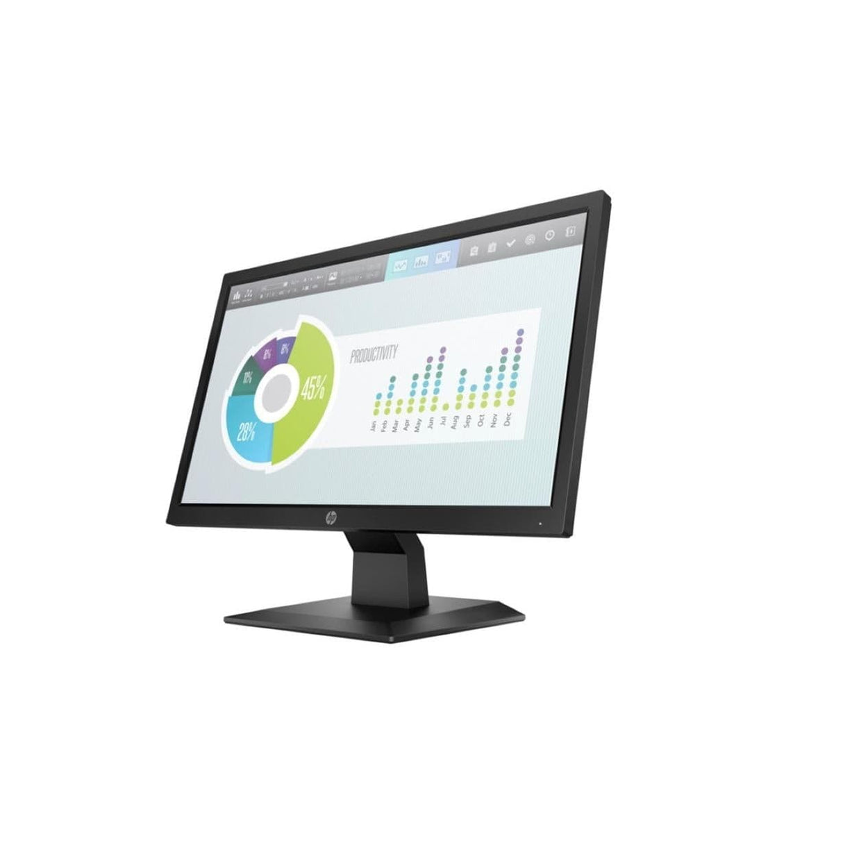 HP P204v 19.5-inch 1600 x 900p HD+ 16:9 60Hz 5ms TN LED Monitor 5RD66AA