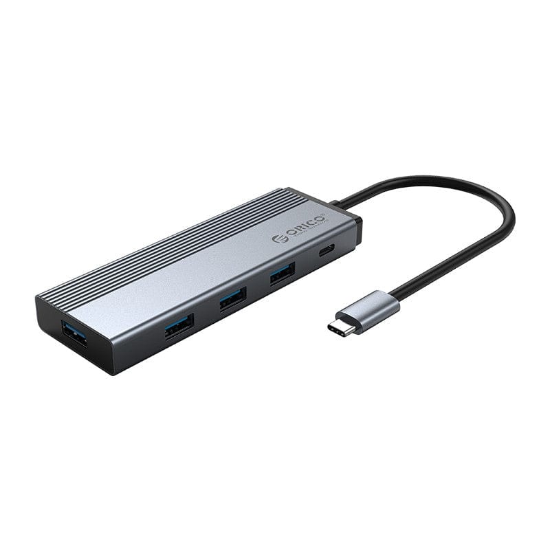 Orico 5 Port Type-C 4 x USB 3.0 Docking Station Grey 5SXA-GY-BP