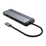 Orico 5 Port Type-C 4 x USB 3.0 Docking Station Grey 5SXA-GY-BP
