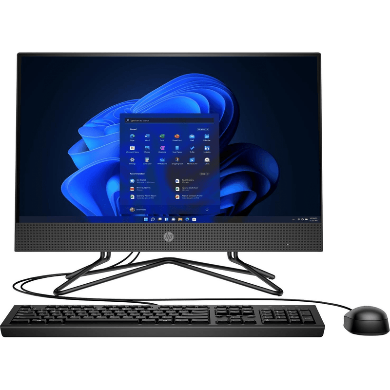 HP 200 G4 21.5-inch FHD All-in-One PC - Intel Core i5-10210U 1TB HDD 4GB RAM Windows 11 Pro 5W6D4EA