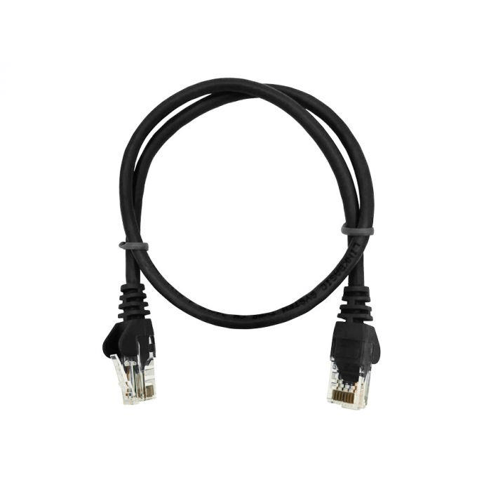 Acconet CAT6 UTP Flylead 0.5m Cable 6-FLY-5-BLACK