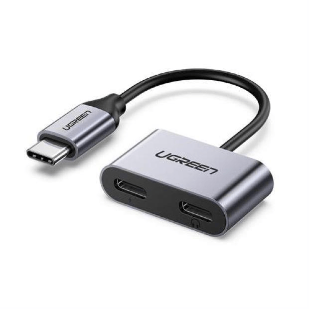 UGreen 2-in-1 USB Type-C To Headphone and Charger Adapter 60165