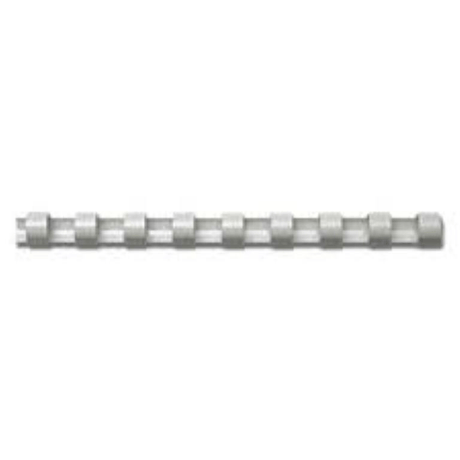 Fellowes 100-pack Apex Plastic Comb White 12mm 6201001