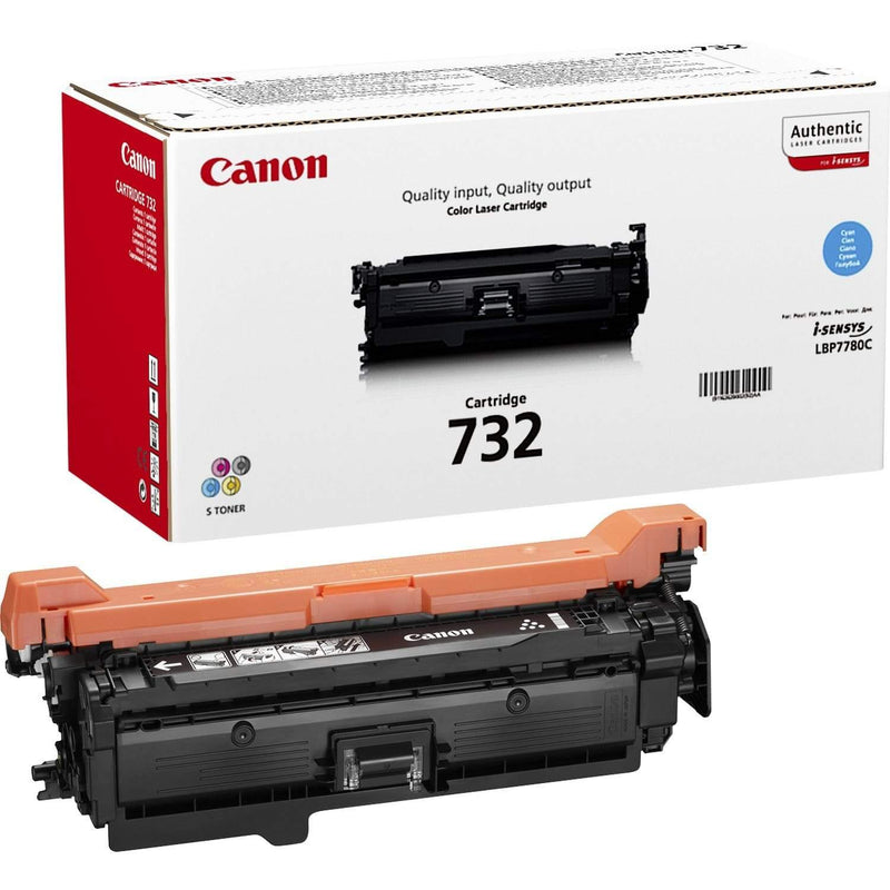 Canon 732 C Cyan Toner Cartridge 6,400 Pages Original 6262B002 Single-pack