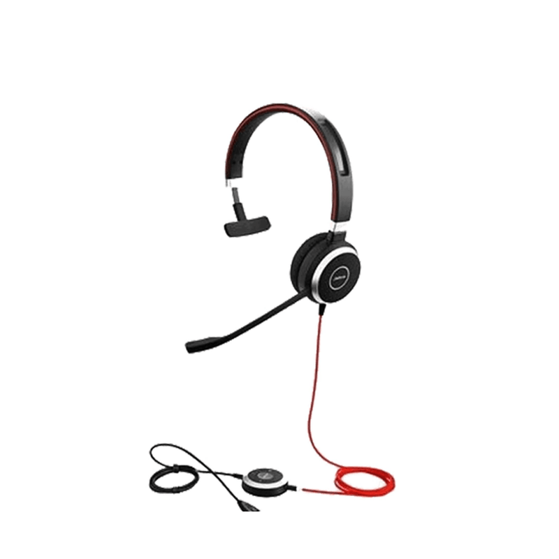 Jabra Evolve 40 UC Mono Headset Wired Head-band Office/Call Center Black 6393-829-209