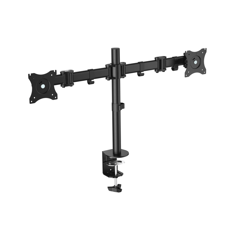 Equip 13-inch to 27-inch Articulating Dual Monitor Desk Mount Bracket 650115