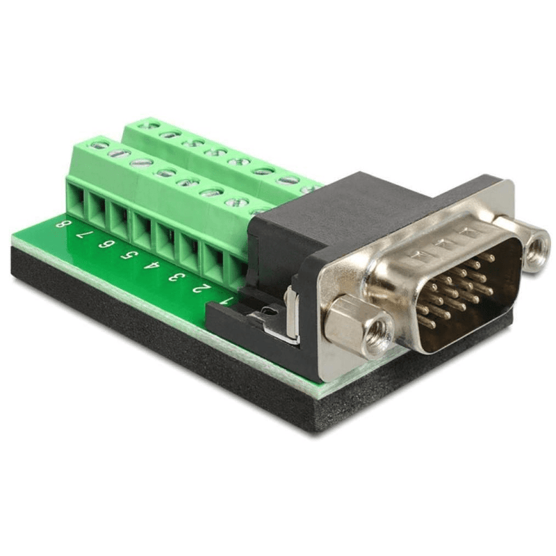Delock Terminal Block to VGA Male Adapter 65424