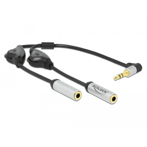 DELOCK AUDIO SPLIT ST M 3.5 - 2X ST F 3PIN (66434)