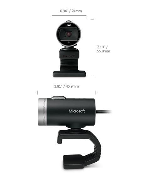 Microsoft LifeCam Cinema for Business Webcam 1280 x 720 Pixels USB 2.0 Black 6CH-00002
