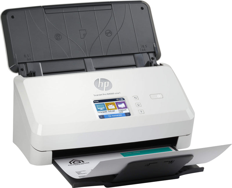 HP ScanJet Pro N4000 snw1 Up to 40 ppm 600 x 600 dpi A4 Sheet-fed Scanner 6FW08A
