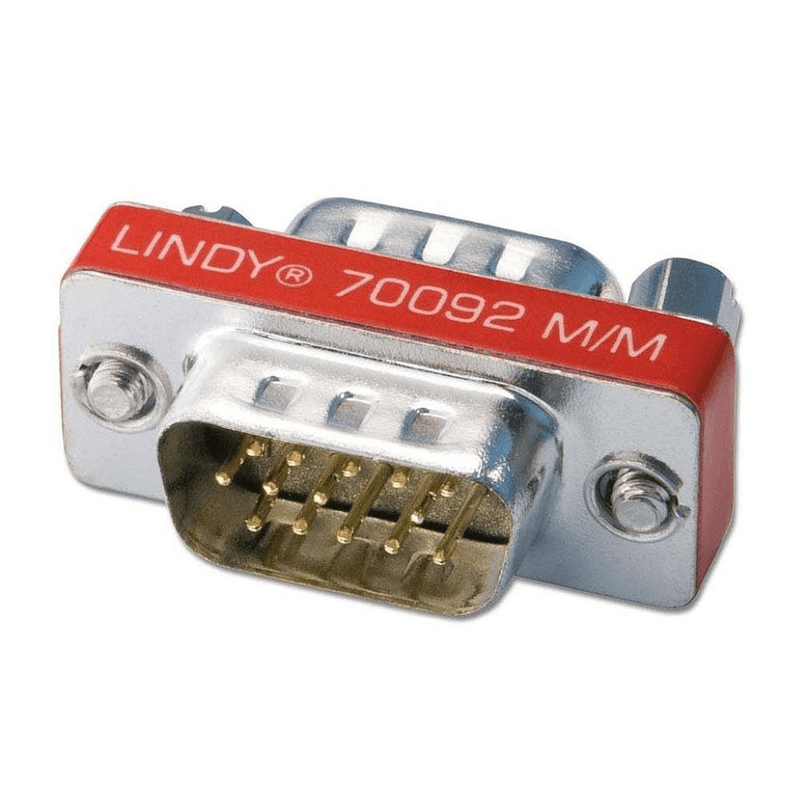 Lindy HD15 Male Adapter 15-pin HD Mini Gender Changer 70092