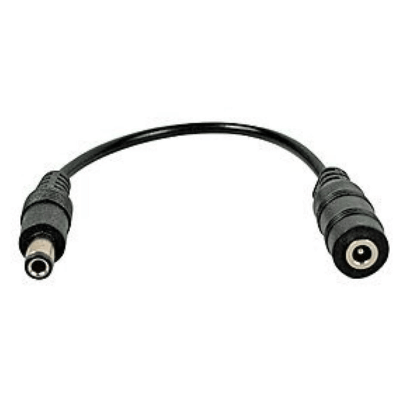 Lindy 15cm 5V 1.3/3.5mm to 2.5/5.5mm DC Adapter Cable Black 70263