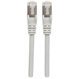 Intellinet Network Patch Cable, Cat7 Cable/Cat6A Plugs, 1.5m, Grey, Copper, S/FTP, LSOH / LSZH, PVC, RJ45, Gold Plated Contacts, Snagless, Booted, Lifetime Warranty, Polybag