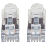 Intellinet Network Patch Cable, Cat7 Cable/Cat6A Plugs, 7.5m, Grey, Copper, S/FTP, LSOH / LSZH, PVC, RJ45, Gold Plated Contacts, Snagless, Booted, Lifetime Warranty, Polybag