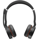 Jabra Evolve 75 MS Wireless Stereo Headset Black and Red 7599-832-109