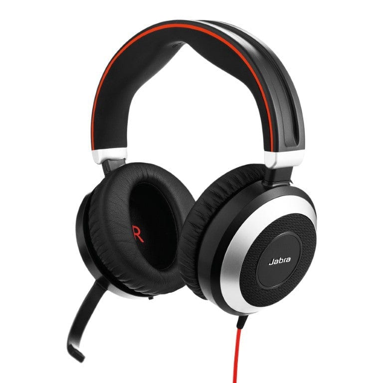 Jabra Evolve 80 MS USB Stereo Headset Black 7899-823-109