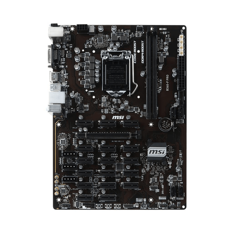 MSI B360-F PRO Intel LGA 1151 (Socket H4) ATX Motherboard 7B25-001R