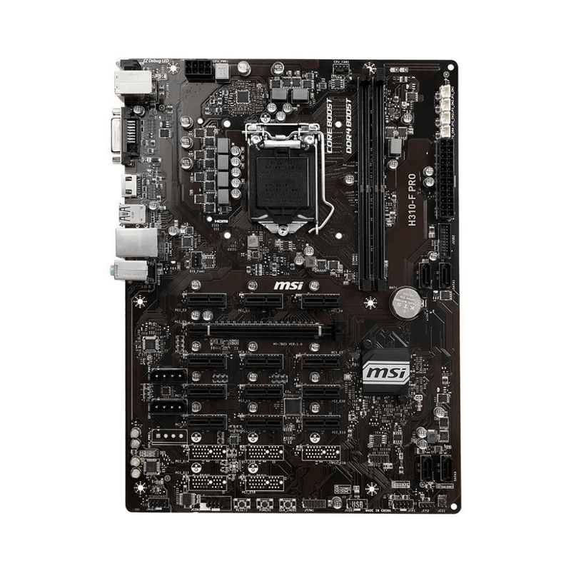 MSI H310-F PRO Intel LGA 1151 (Socket H4) ATX Motherboard 7B25-002R