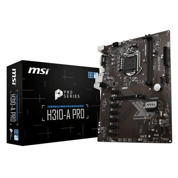 MSI H310-A PRO ATX Intel H310 Motherboard 7B83-001R