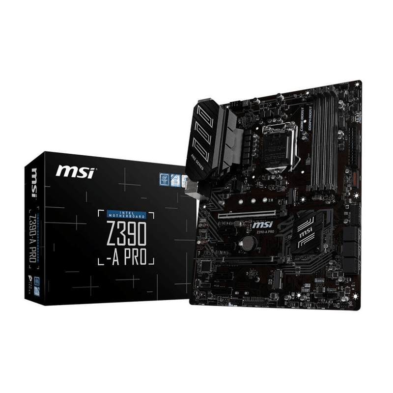 MSI Z390-A PRO Intel LGA 1151 (Socket H4) ATX Motherboard 7B98-001R
