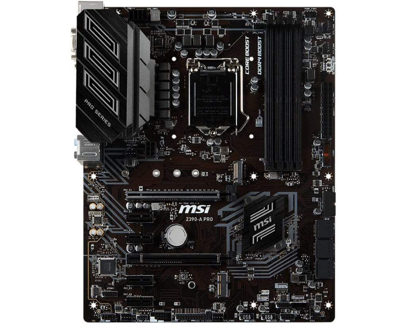 MSI Z390-A PRO Intel LGA 1151 (Socket H4) ATX Motherboard 7B98-001R