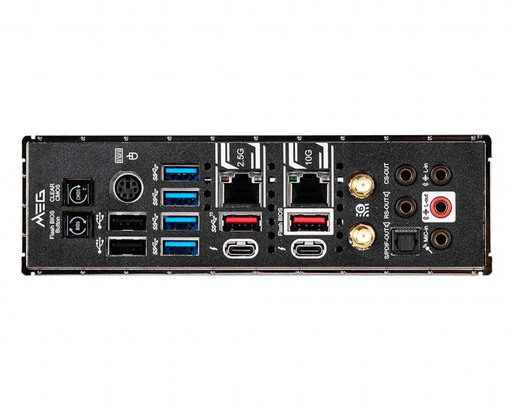 MSI MEG Z490 Godlike Intel LGA 1200 Extended ATX Wi-Fi 6 Motherboard 7C70-005R