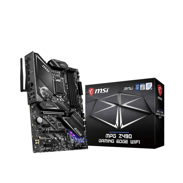 MSI MPG Z490 Gaming EDGE WIFI Intel LGA 1200 ATX Wi-Fi 6 Motherboard 7C79-005R