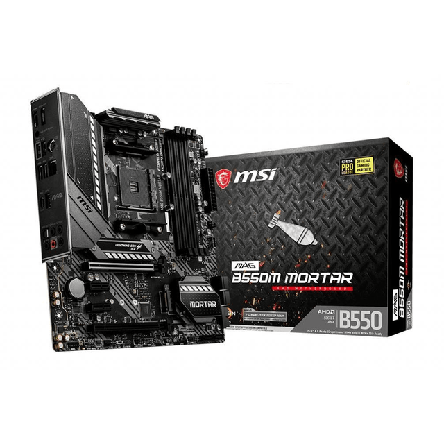 MSI MAG B550M Mortar AMD Socket AM4 Micro ATX Motherboard 7C94-006R