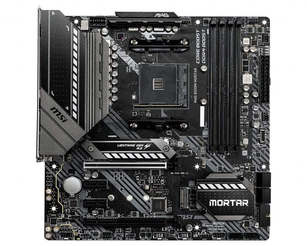 MSI MAG B550M Mortar AMD Socket AM4 Micro ATX Motherboard 7C94-006R