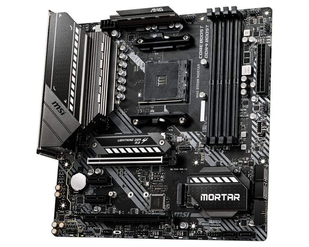 MSI MAG B550M Mortar AMD Socket AM4 Micro ATX Motherboard 7C94-006R