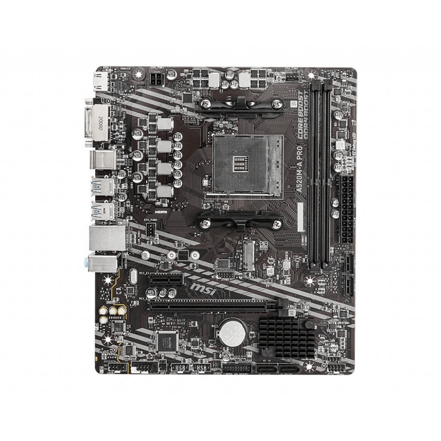 MSI A520M-A PRO AMD Socket AM4 Micro ATX Motherboard 7C96-001R