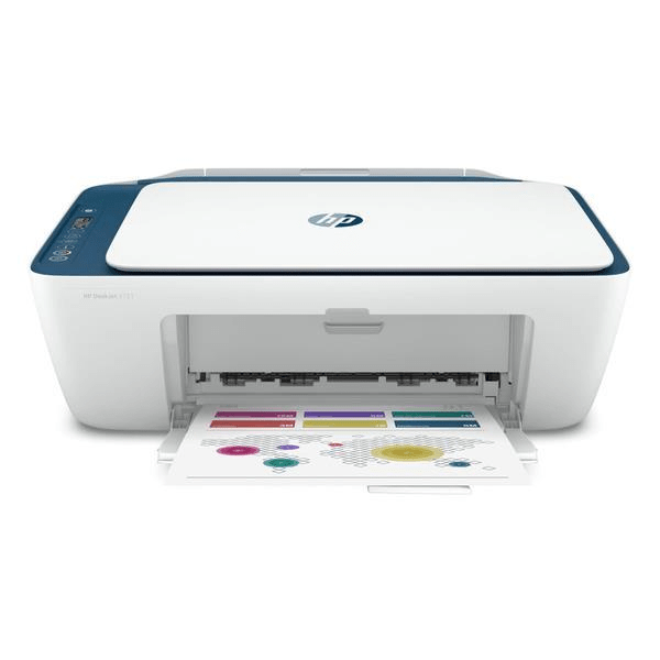 HP DeskJet 2721 All-in-One Colour Inkjet Printer - Indigo 7FR54B