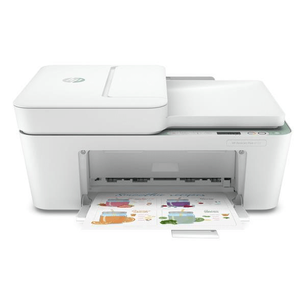 HP DeskJet Plus 4122 All-in-One Colour Inkjet Printer - Light Sage 7FS79B