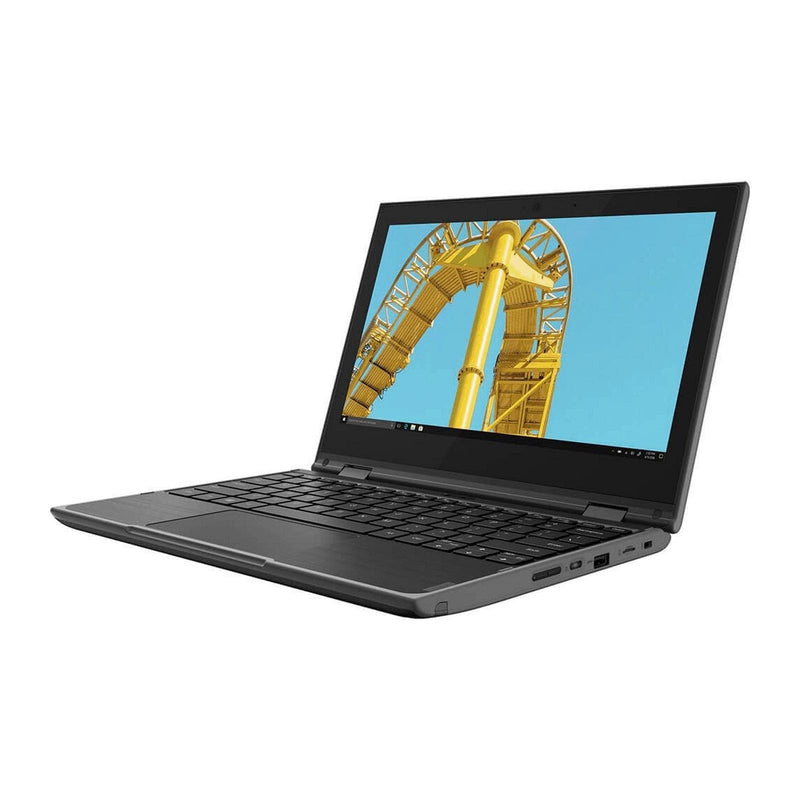 Lenovo 300e 11.6-inch HD 2 in 1 laptops - Intel Celeron N4100 128GB SSD 4GB RAM Windows 10 Pro 81M9000MSA
